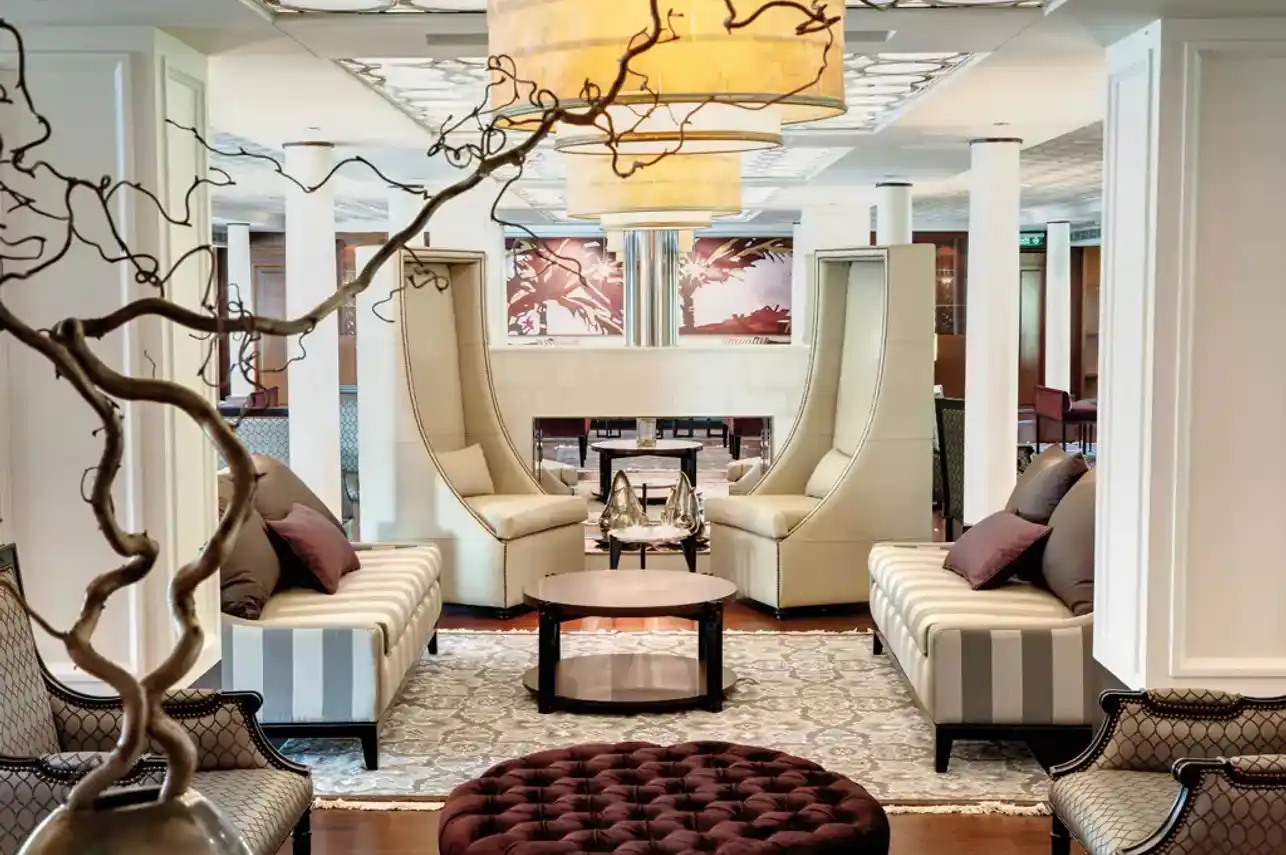 Lounge aboard the M.S. Esplanade Nile Cruise Nile cruise